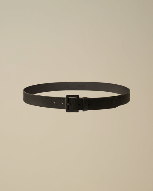 Leather Printed Logo Belt