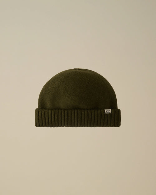 Extrafine Merino Wool Felted Fisherman Beanie