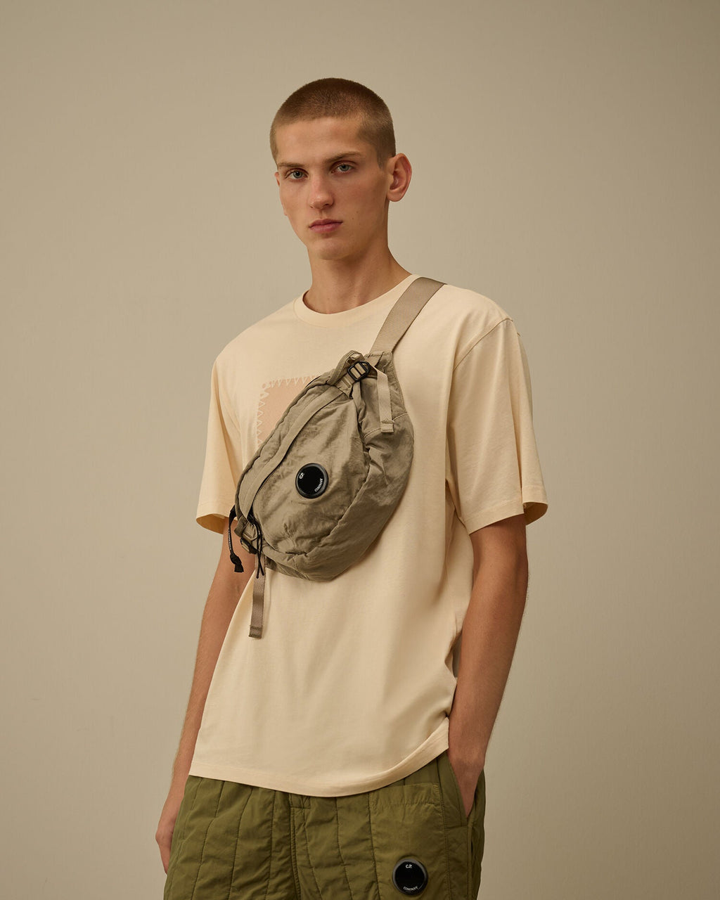 Nylon B Lens Crossbody Pack