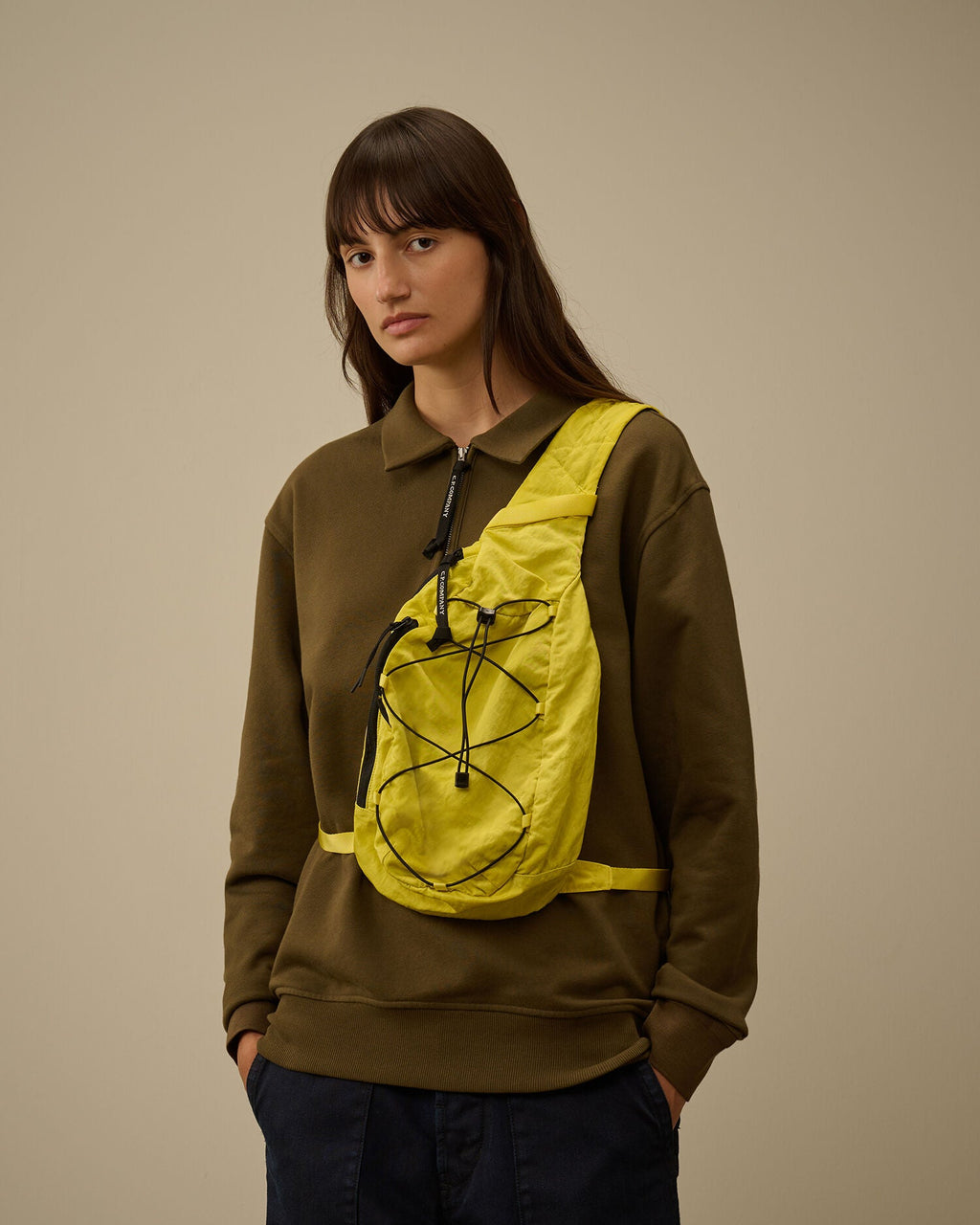 Nylon B Lens Crossbody Rucksack