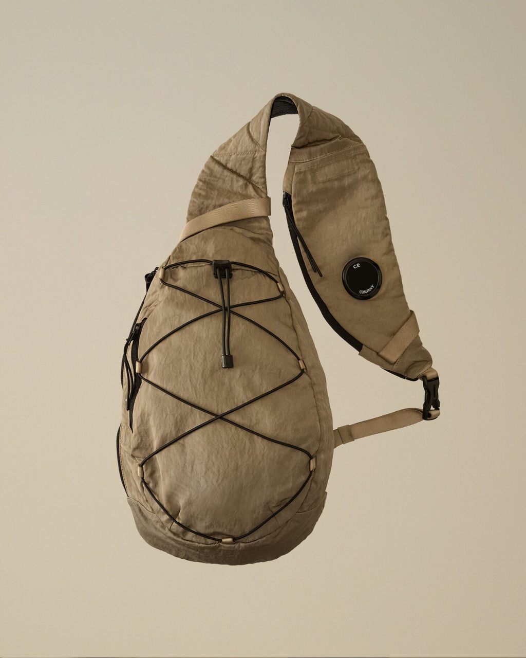 Nylon B Lens Crossbody Rucksack