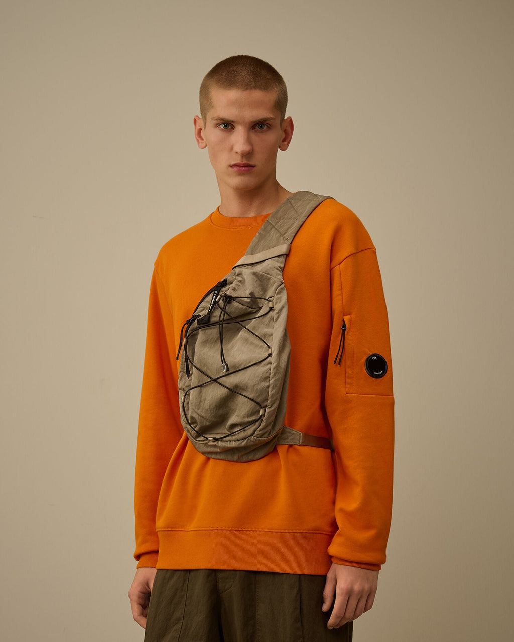 Nylon B Lens Crossbody Rucksack