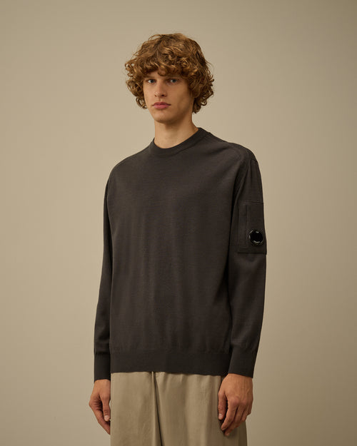 Extrafine Merino Wool Crewneck Sweater