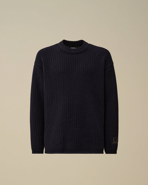 Lambswool GRS Boxy Crewneck Sweater