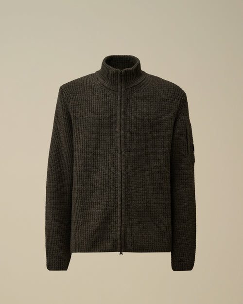 Lambswool GRS Full Zip Sweater