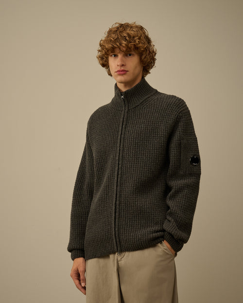 Lambswool GRS Full Zip Sweater