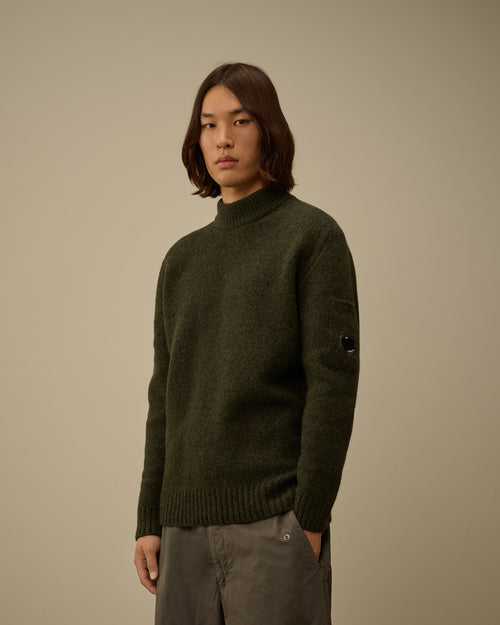 Extrafine Merino Wool Mockneck Sweater