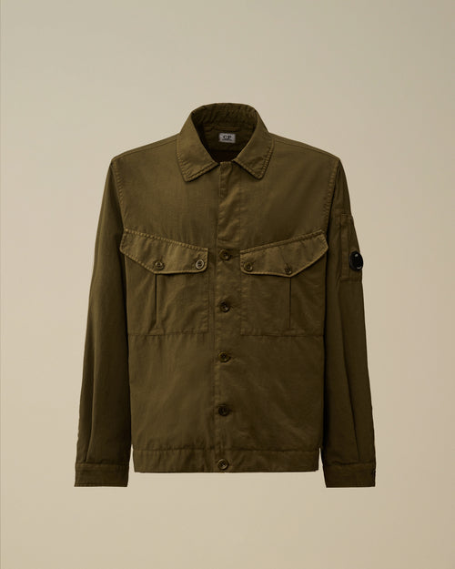 Taylon P Lens Button Overshirt