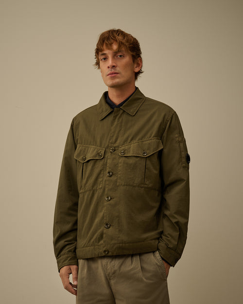 Taylon P Lens Button Overshirt