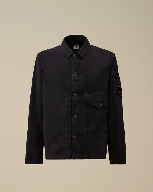 Vintage Army Structure Lens Button Overshirt Enfant