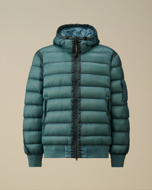 D.D. Shell Hooded Down Jacket - Light Blue - XS