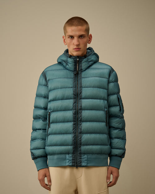 D.D. Shell Hooded Down Jacket - Light Blue - S
