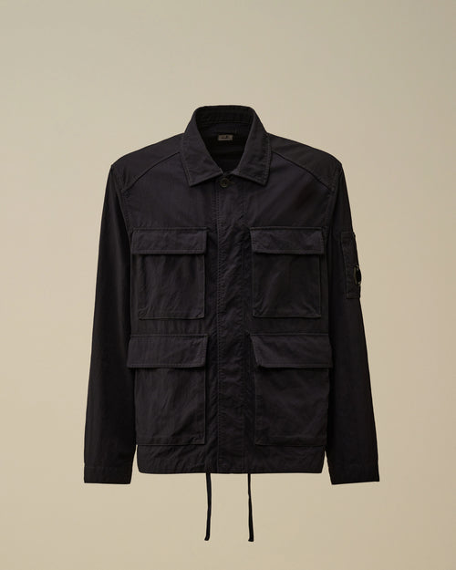 Twill Field Jacket - Blue Enfant