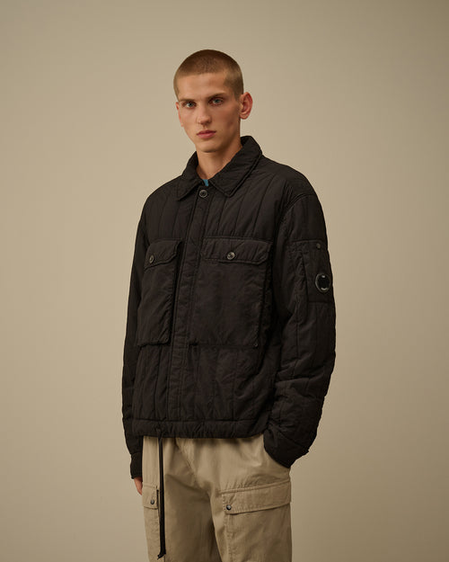 GD Liner Short Padded Jacket - Black