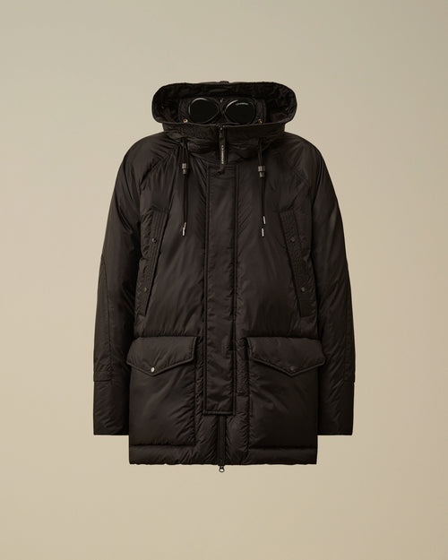 Down Shield Goggle Jacket - Black Enfant