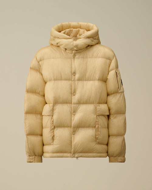 D.D. Shell Detachable Hood Down Jacket - Beige - XS