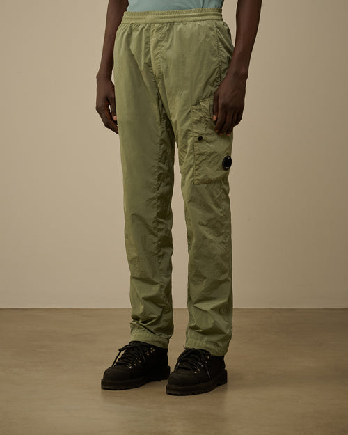 Green Chrome R Lens Cargo Pants