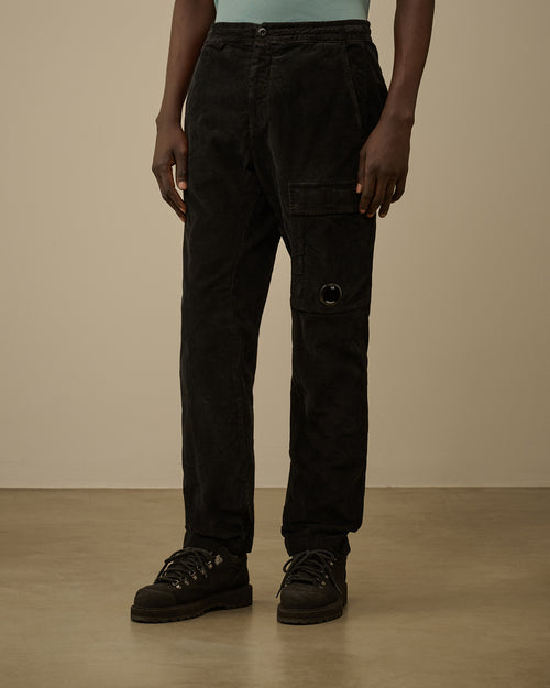 Corduroy Lens Cargo Pants