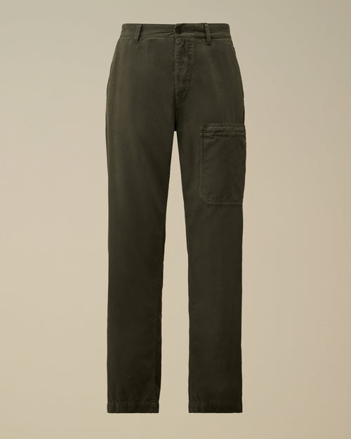 Grey Vintage Army Structure Cargo Pants