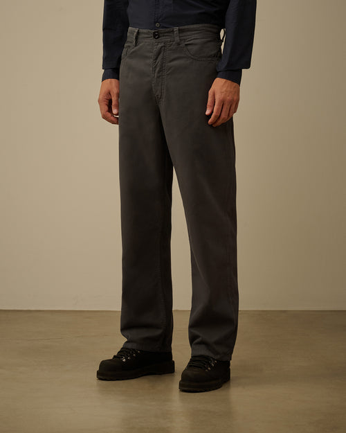 Vintage Army Structure Loose Five Pocket Pants