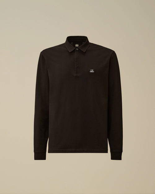 Stretch Piquet Long Sleeve Polo