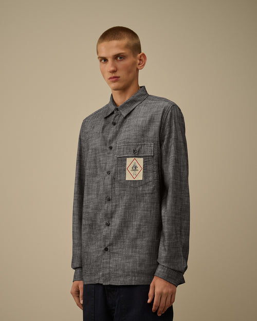 Chambray Longsleeve Button Shirt