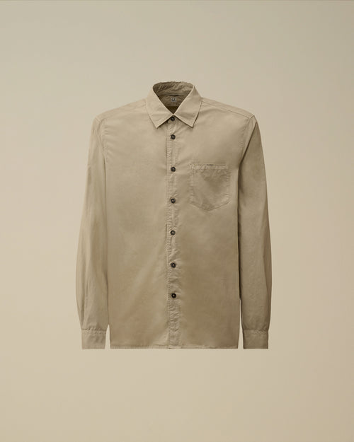 Popeline Longsleeve Button Shirt