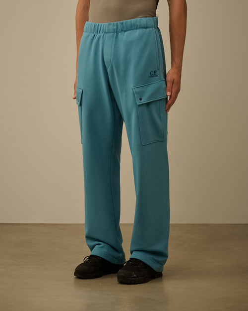 Diagonal Raised Fleece Cargo Sweatpants