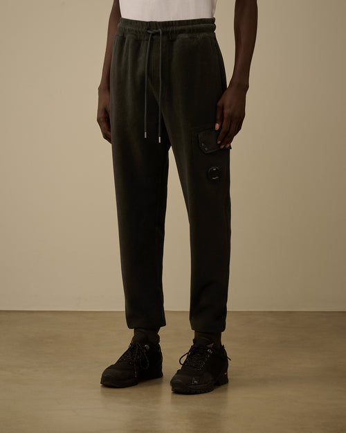 Brushed Emerized Diagonal Fleece Lens Sweatpants