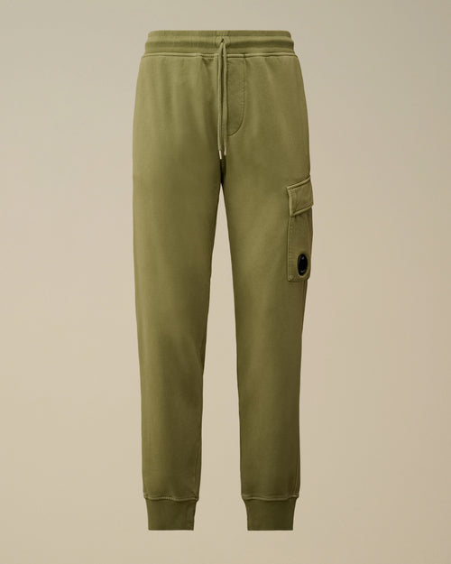 Brushed and Emerized Diagonal Fleece Cargo Lens Sweatpants