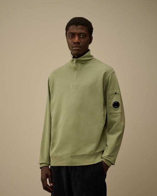 Light Fleece Half Zip Sweatshirt