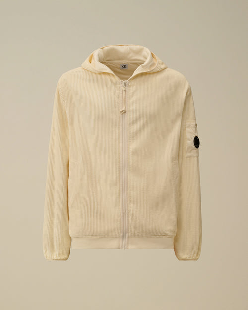 Corduroy 350 Full Zip Hooded Sweatshirt Enfant