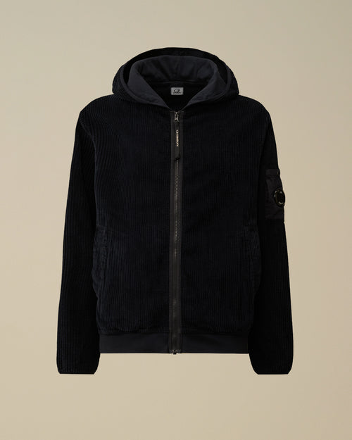 Corduroy 350 Full Zip Hooded Sweatshirt