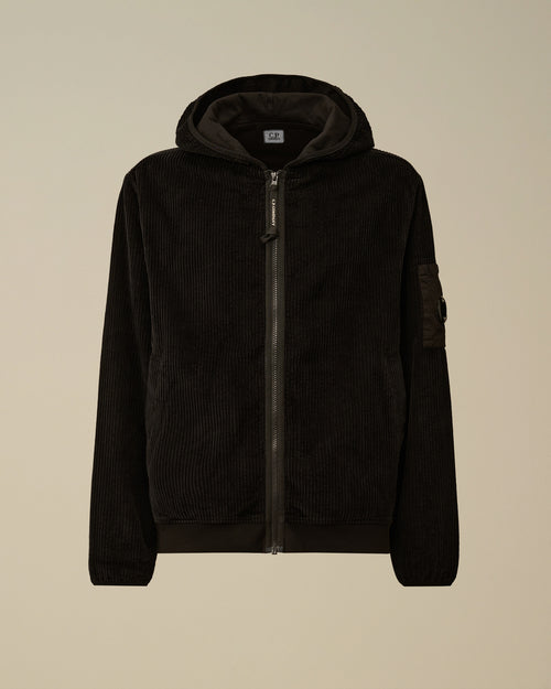 Corduroy 350 Full Zip Hooded Sweatshirt