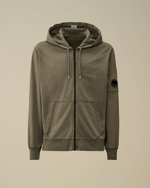 Light Fleece Hooded Full Zip Sweatshirt Enfant