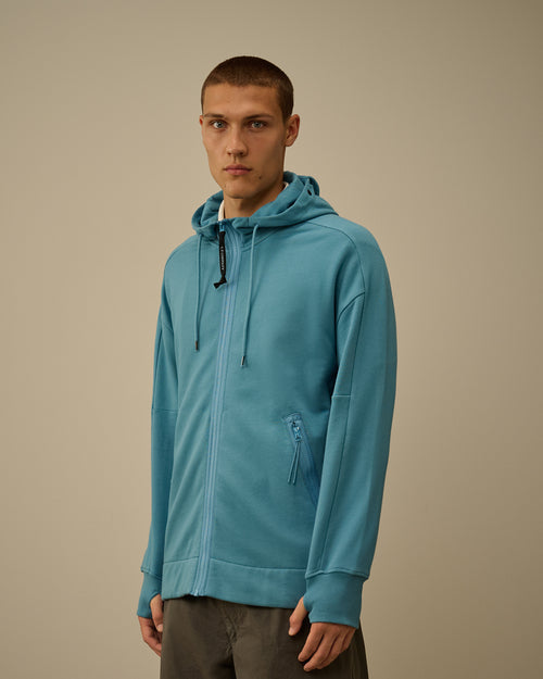 Diagonal Raised Fleece Goggle Sweatshirt