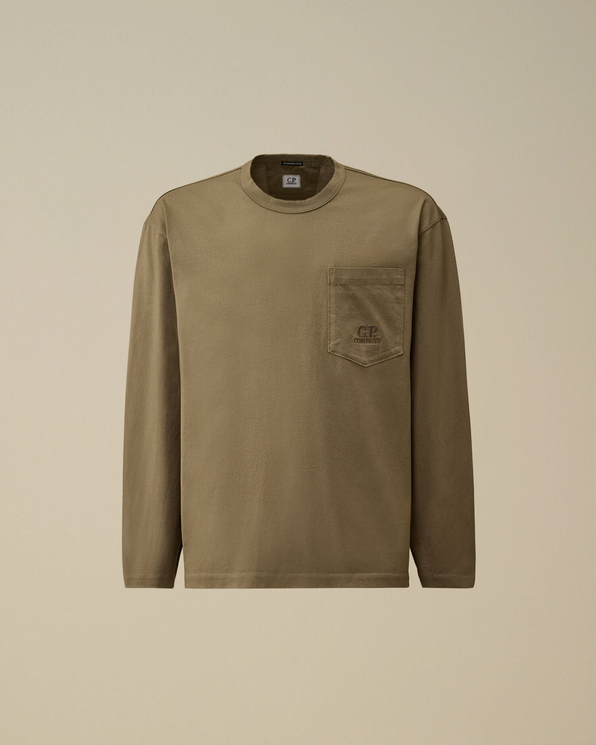 Mercerized 30/2 Jersey Twisted Long Sleeve T-Shirt