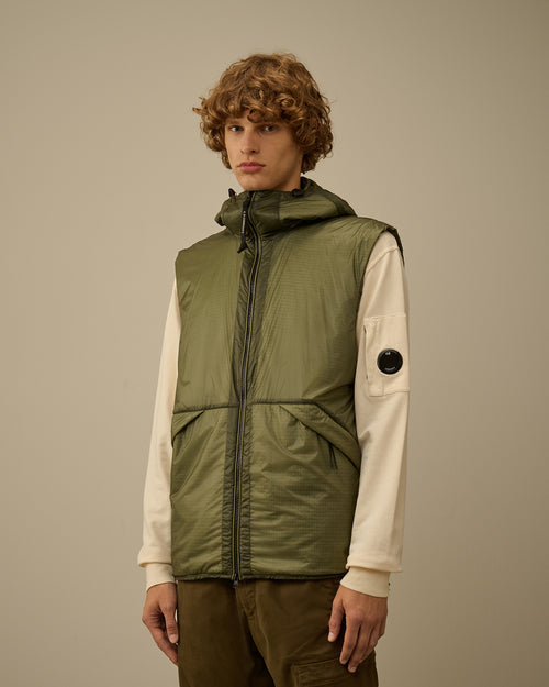 Nada Shell Goggle Padded Gilet - Green - S