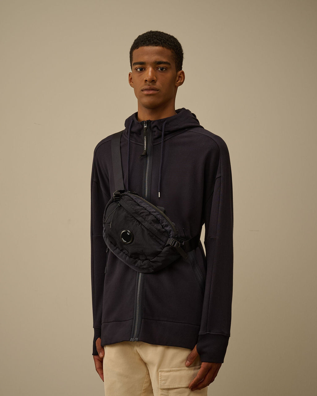 Nylon B Lens Crossbody Pack