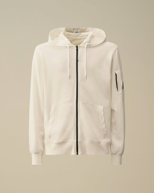 Light Fleece Hooded Full Zip Sweatshirt