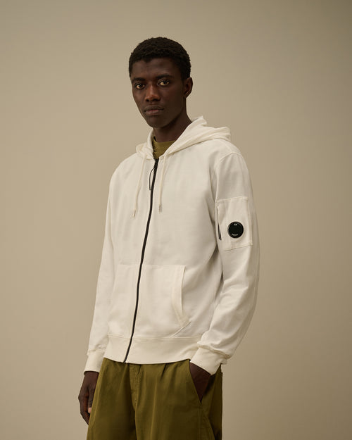 Light Fleece Hooded Full Zip Sweatshirt