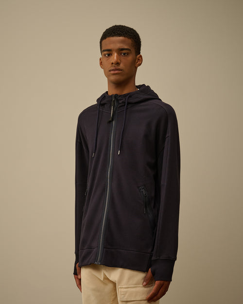 Diagonal Raised Fleece Goggle Sweatshirt